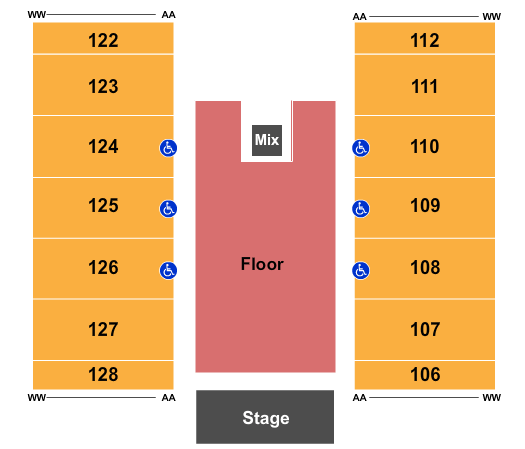 Greensboro Special Events Center Seating Chart