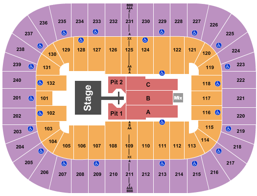 Greensboro Coliseum At Greensboro Coliseum Complex Needtobreathe Seating Chart