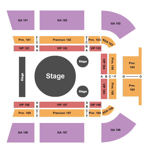 Greensboro Coliseum At Greensboro Coliseum Complex Nuclear Circus Seating Chart