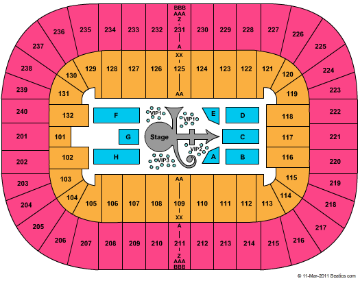 Greensboro Coliseum At Greensboro Coliseum Complex Prince Seating Chart