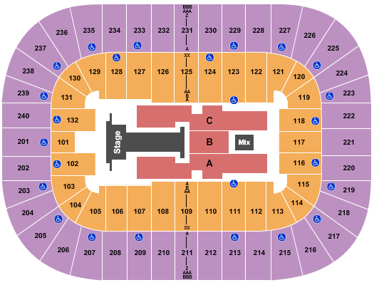 Greensboro Coliseum At Greensboro Coliseum Complex Shinedown Seating Chart