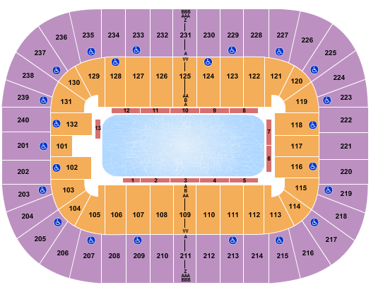 Greensboro Coliseum At Greensboro Coliseum Complex Stars On Ice Seating Chart