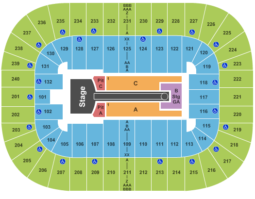Greensboro Coliseum At Greensboro Coliseum Complex Taylor Swift Seating Chart