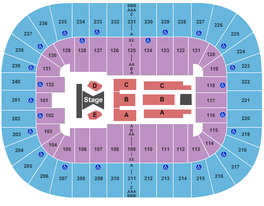 Greensboro Coliseum At Greensboro Coliseum Complex Tim McGraw Seating Chart