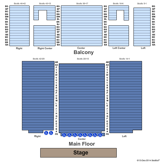 Greenville Municipal Auditorium End Stage Seating Chart