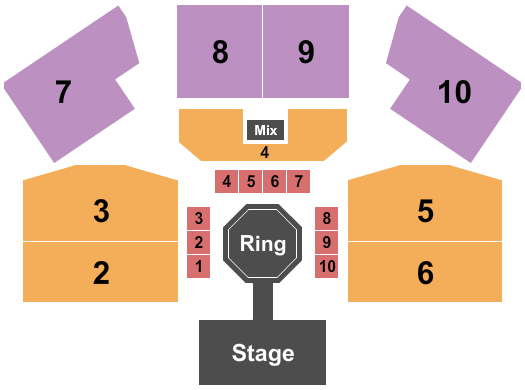 Grey Eagle Resort & Casino MMA Seating Chart