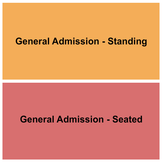 Grey Eagle GA Seated/Standing Seating Chart