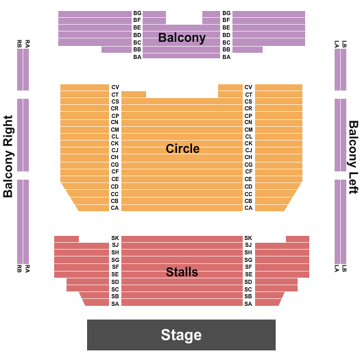Grimsby Auditorium Next Event Seating Chart