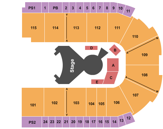 Carver Arena Peoria Il Seating Chart