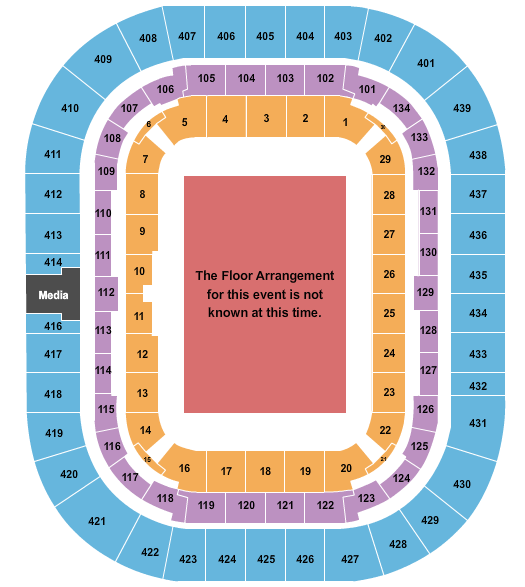Groupama Stadium Generic Floor Seating Chart