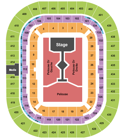 Groupama Stadium Taylor Swift Seating Chart