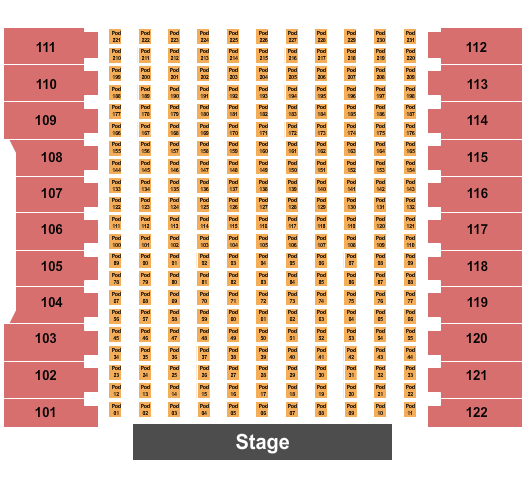 H-E-B Park Cody Johnson Seating Chart