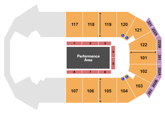 HEB Center at Cedar Park Cirque Ma'Ceo Seating Chart