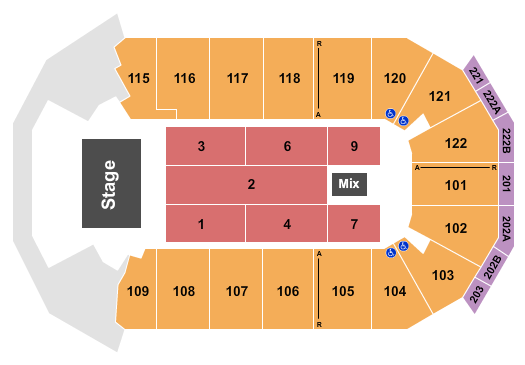 HEB Center at Cedar Park Why Don't We Seating Chart