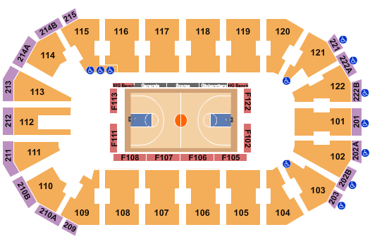 HEB Center at Cedar Park Basketball - Globetrotters Seating Chart