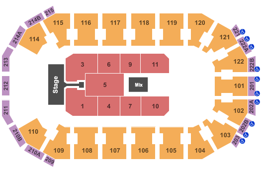HEB Center at Cedar Park Def Leppard Seating Chart