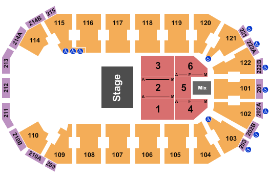 HEB Center at Cedar Park Half House 4 Seating Chart