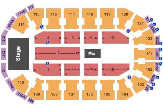 HEB Center at Cedar Park John Legend Seating Chart