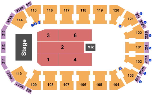 HEB Center at Cedar Park Los Angeles Azules Seating Chart