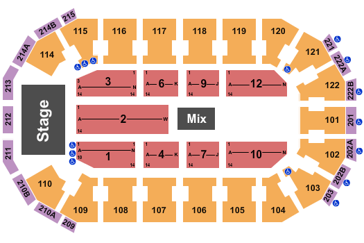 HEB Center at Cedar Park MercyMe Seating Chart