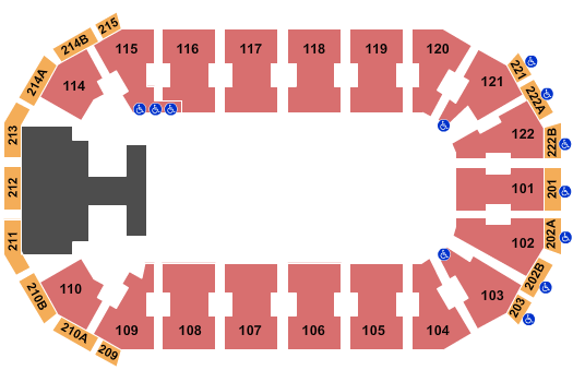 HEB Center at Cedar Park PBR Seating Chart