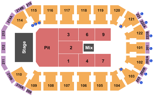 HEB Center at Cedar Park Russ Seating Chart