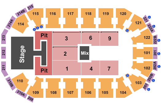 HEB Center at Cedar Park Toby Keith Seating Chart