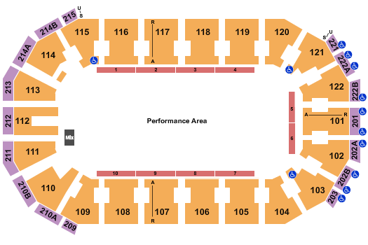 HEB Center at Cedar Park Stars on Ice Seating Chart