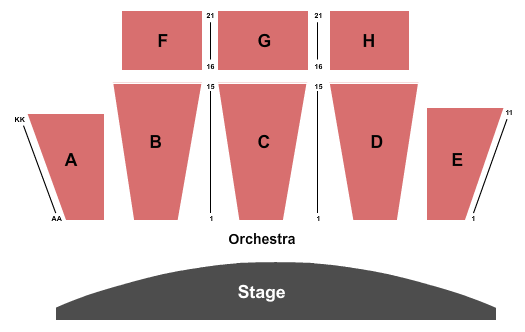 Hampton High School Auditorium End Stage Seating Chart