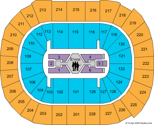 SAP Center Jonas Brothers Seating Chart