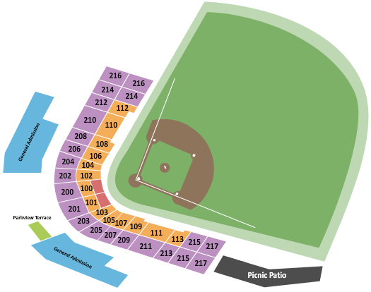Carilion Clinic Field Baseball Seating Chart