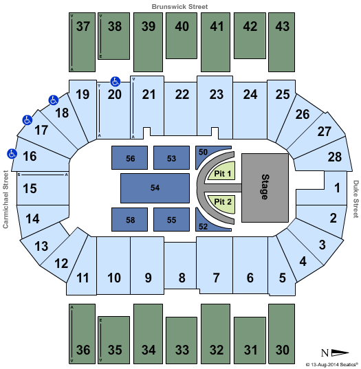 Scotiabank Centre Brad Paisley Seating Chart