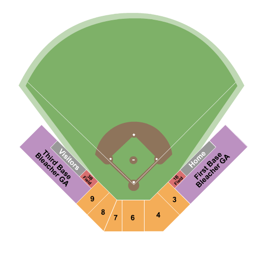 Hamlin Sports Complex Baseball Seating Chart