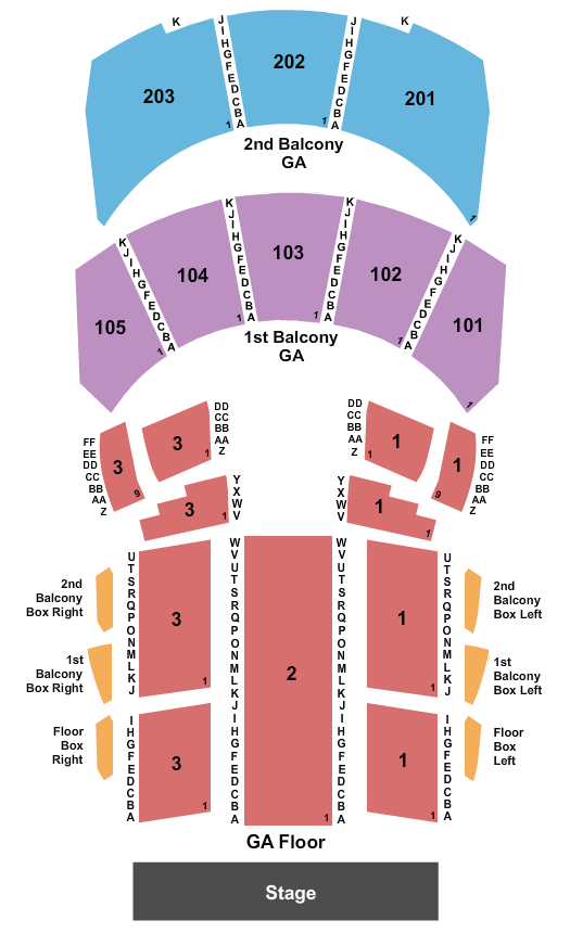 Hammerstein Seating Chart