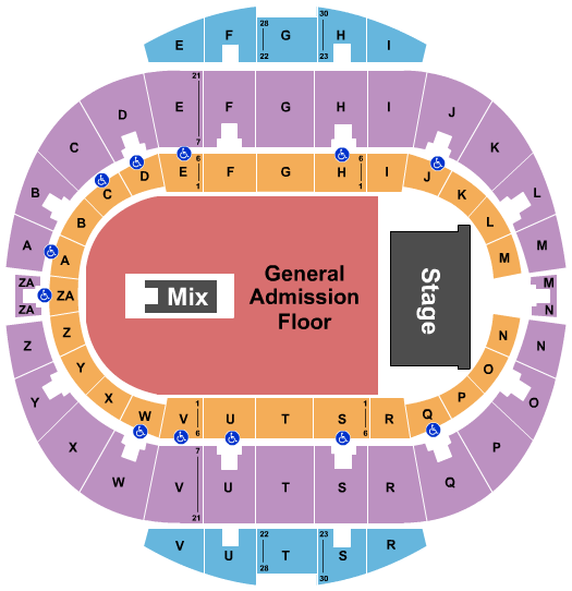 Hampton Coliseum Seating Chart