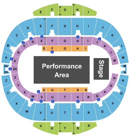 Hampton Coliseum Mezzanine Seating Chart