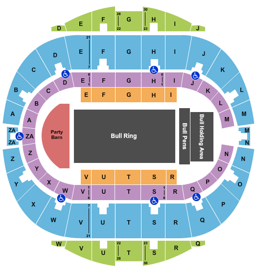 Hampton Coliseum Rodeo 2 Seating Chart