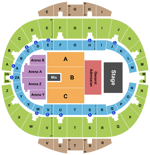 Hampton Coliseum Sturgill Simpson Seating Chart