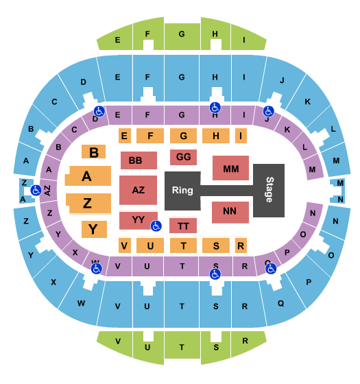 Hampton Coliseum WWE Seating Chart