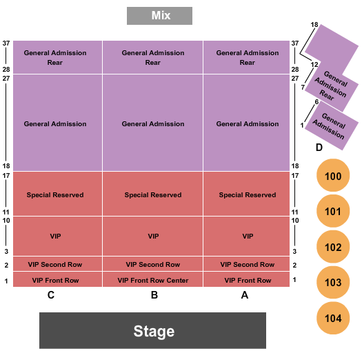 Hampton Roads Convention Center Endstage Seating Chart