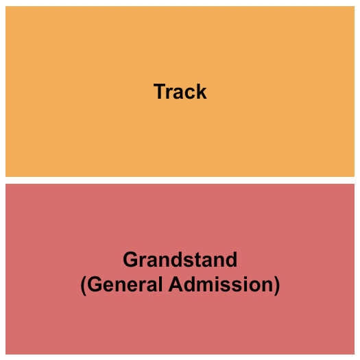 Hancock County Fairgrounds - IA Grandstand/Track Seating Chart