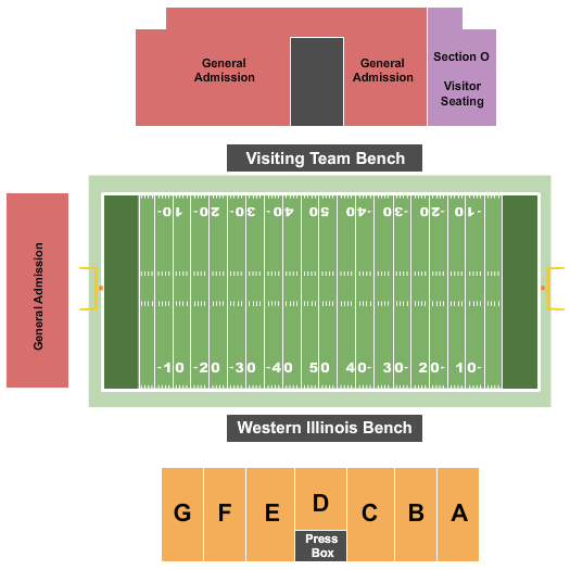 Hanson Field Football Seating Chart