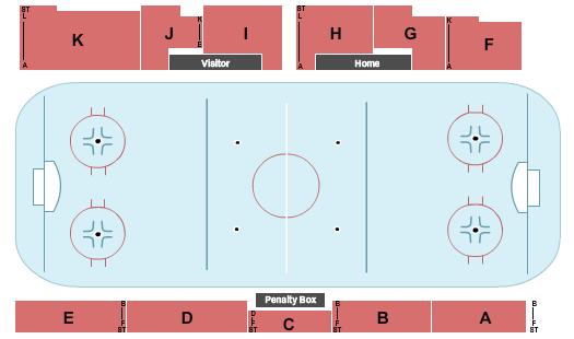 Hap Parker Arena Hockey Seating Chart