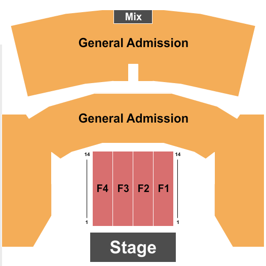 Harang Auditorium Endstage GA Seating Chart