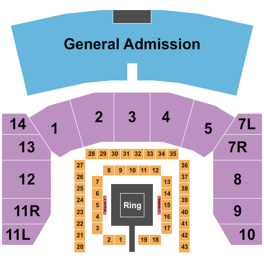 Harang Auditorium MMA Seating Chart