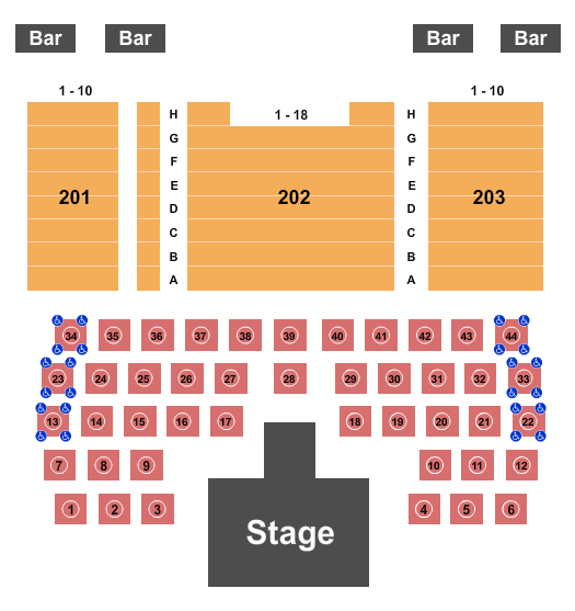 Harbor Room At Horseshoe Casino Baltimore Chippendales Seating Chart