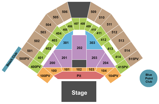 Hartford HealthCare Amphitheater Endstage Seating Chart