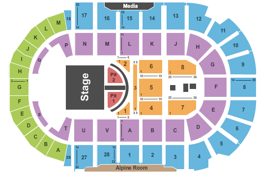 TD Station Brad Paisley Seating Chart