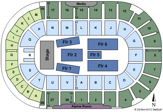 TD Station Carrie Underwood Seating Chart
