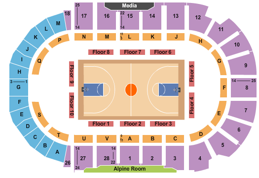 TD Station Harlem Globetrotters Seating Chart